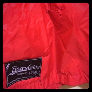 Red windbreaker Jacket -Original Boarders Brand